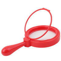 Big Kids Magnifying Glasses Acrylic Magnifier Learning Science Educational Toy 4.5x
