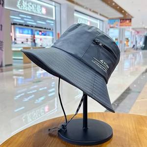 Ntlwkr Sombrero tipo pescador negro de secado rápido, transpirable, protección solar, para exteriores, pesca, senderismo, unisex para adultos - Product Image 4