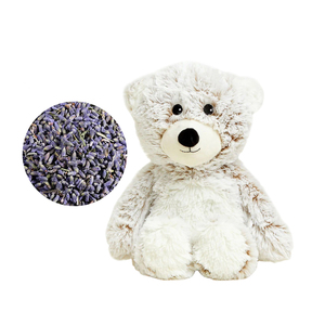 Ours en peluche lesté chauffant personnalisé, micro-ondable, parfumé à la lavande <span class=keywords><strong>française</strong></span> - Product Image 1