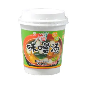 cosechadora japonés Suppliers-Taza japonesa de sopa de verduras instantánea para supermercado