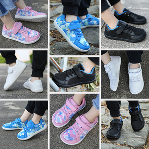 Scarpe per bambini a piedi nudi con gancio per scarpe Non allacciate scarpe sportive da ragazzo ragazza con punta larga scuola naturale da passeggio - Product Image 5