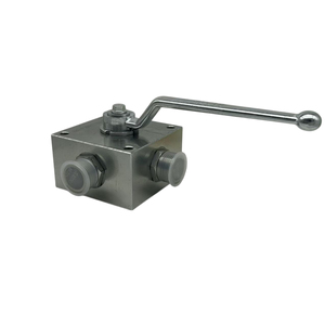 Vannes à boisseau sphérique hydrauliques haute pression à trois/quatre voies KH3/KH4, raccord fileté, fourniture directe du fabricant - Product Image 1