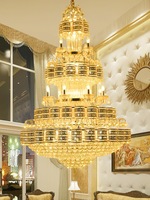 Mosquée grand cristal lustres pendentif lumières de luxe traditionnel haute conception de plafond lustres lampe suspendue