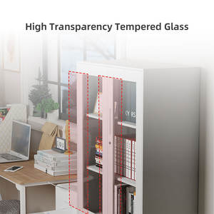 Customized 4-door Office Metal Cupboard Modern Design Commercial Use <b>Storage</b> <b>Cabinet</b> <b>Lockable</b> Adjustable Drawers Workshop Home - Product Image 5