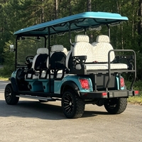 Carrito de Golf Eléctrico de Litio Personalizado de 8 Plazas, 72 V, Calidad Premium con Diseño de Color y Logotipo Gratis para Uso en Hoteles o en Casa