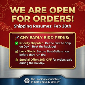 Anting-anting <span class=keywords><strong>titanium</strong></span> zirkon berlapis emas 18K kualitas implan ASTM F136 JIAXIN, ulir dalam, untuk helix, tragus, bibir, pernikahan, dan aksesori tubuh. - Product Image 3