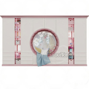 Set di librerie in legno Chiquitos-multiuso salvaspazio per bambini camera da letto ripiani regolabili Design moderno per - Product Image 3