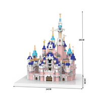 Nano Blocs Château de Princesse Jardin Rues Cape Cadeau Saint-Valentin Briques Ensembles de Blocs de Construction Mini Jouets pour Enfants 6102-8822