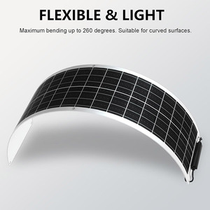 <span class=keywords><strong>Panneau</strong></span> <span class=keywords><strong>solaire</strong></span> flexible ultra-mince, étroit et long, <span class=keywords><strong>12V</strong></span> 18V, 100W <span class=keywords><strong>200W</strong></span>, monocristallin, pour <span class=keywords><strong>camping</strong></span>-<span class=keywords><strong>car</strong></span>, fourgonnette, bateau - Product Image 3