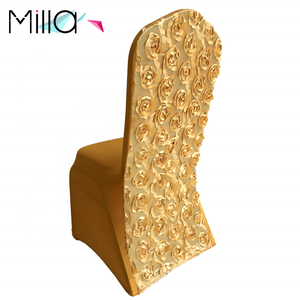 כיסוי כיסא סטרץ לחתונה שושנת עיצוב חדש מלון ומשתה - Product Image 3