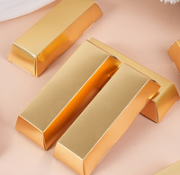 Vente flash, livraison rapide, petites boîtes cadeaux en carton pliables pour bonbons, chocolats, mariages, fêtes, or, argent