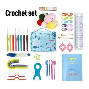 Kit de Herramientas para Tejer y Crochet, Accesorios de Lana Cuadrada, Ecológicos, Coloridos, para Principiantes, Portátiles, Simples, 3mm - Product Image 6