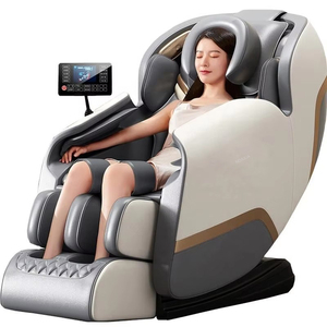 Poltrona Massaggiante 4D a Gravità Zero con Funzione Riscaldante, in Pelle PU, Telecomando Wireless e Funzione Musicale per Casa - Product Image 2