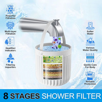 Filtre de bain pour robinet de baignoire, en ABS, à sortie unique, pour salle de bain d'hôtel, filtre à eau, adoucisseur, élimine 99 % des contaminants