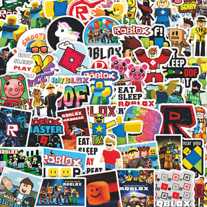 60 pegatinas de <span class=keywords><strong>Roblox</strong></span> para <span class=keywords><strong>juegos</strong></span> populares transfronterizos, grafitis, juguetes personalizados, pegatinas impermeables al por mayor - Product Image 2