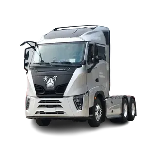 Usado FAW Huanghe X7 6X4 Heavy Duty Truck 570HP Tractor Truck 422KW Diesel Engine Horse Trailer camión para la venta