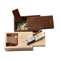 Penjualan terlaris Flash Drive Usb kayu 256GbGB gadget elektrik untuk hadiah ulang tahun pernikahan bisnis
