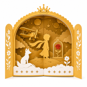 Support mural décoratif pour bougies en bois découpé au laser style Art Déco, pour la maison et les fêtes - Product Image 1