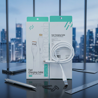 Cable TPE de carga rápida USB a L de 6A, blindaje trenzado, cargador de teléfono móvil, Cable de datos, función de seguridad, precio de fábrica para ordenador