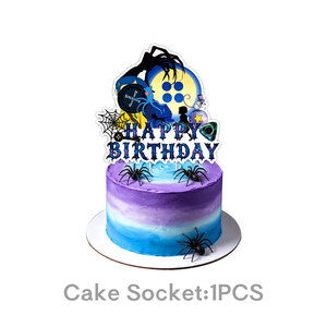Paquete Todo en Uno de Artículos para Fiesta <span class=keywords><strong>Coraline</strong></span>: Globos, Pancartas, Decoraciones para Cupcakes, Decoraciones para Fiesta de Casa Embrujada Noche Estrellada - Product Image 2