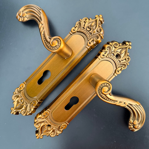 Bán Hot Phong Cách Châu Âu hợp kim nhôm sang trọng Thiết kế Hiện Đại Đồ nội thất cửa xử lý khóa cho Trang chủ nội thất cửa - Product Image 2