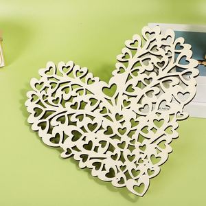 Décoration en bois en forme de cœur pour la Saint-Valentin, fabriquée à la main, kit d'artisanat parfait pour les projets créatifs de peinture DIY pour enfants, dropshipping - Product Image 4