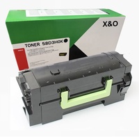 Cartouche de toner X&O Premium compatible Lexmark 58D1000-58D5U0E pour imprimante série MS725-MX826