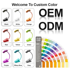 Lámpara de Lectura LED con Clip y Logotipo Personalizado, Luz Blanca Ajustable, Recargable por USB, 6000K Luz Diurna, Luz Roja de 620-650nm - Product Image 6