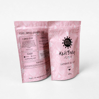Pochette Doypack Personnalisée pour Cosmétiques et Soins de la Peau, Sac Mat Refermable à Fermeture Ziplock pour Gommage Corporel, Sachet en Plastique Refermable pour Sels de Bain