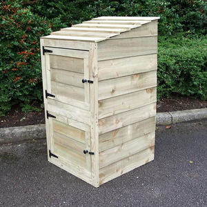 <span class=keywords><strong>Poubelle</strong></span> en bois à Double couche <span class=keywords><strong>pour</strong></span> l'extérieur, corbeille en bois, couverture de jardin <span class=keywords><strong>pour</strong></span> stockage des déchets, <span class=keywords><strong>abri</strong></span> de corbeille - Product Image 5