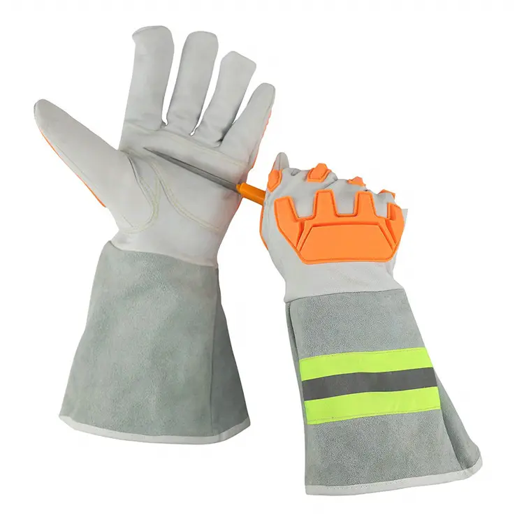 2022 Amazon Hot Deals Heavy Duty Safety Work Gloves Sheepskin Men's Mechanical Welding Gloves