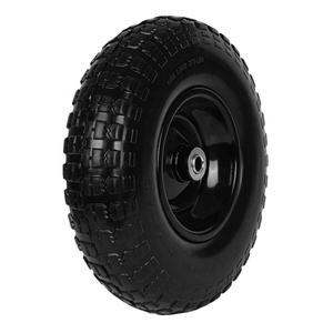 Nouveau 13 pouces 4.00-<span class=keywords><strong>6</strong></span> roue libre plate pneus de voiture de jardin PU fomed roue brouette pneu solide - Product Image 6