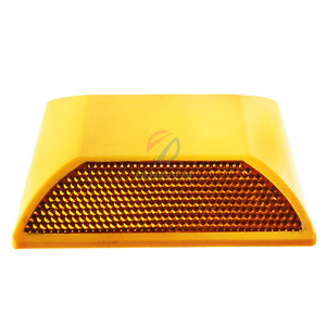 Trafik araba kedi gözler beyaz/sarı/kırmızı reflektör kedi gözler yol damızlık plastik kırmızı kedi göz - Product Image 2