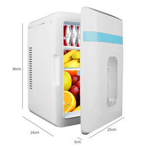 Mini refrigerador para coche de 10L, doble uso 12/220V, nevera portátil para casa y coche - Product Image 2