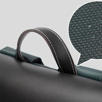 Sac à dos de voyage imperméable à grande capacité avec fermeture éclair à motif géométrique gris foncé noir unisexe pour hommes et femmes, sac à dos décontracté pour la journée