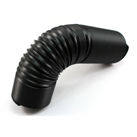 Tuyau d'admission d'air froid 76mm 63mm Kit de systèmes Admission de performance universelle Tuyau automatique Duc Flexible Car Sport Racing 2.5 3.0 pouces