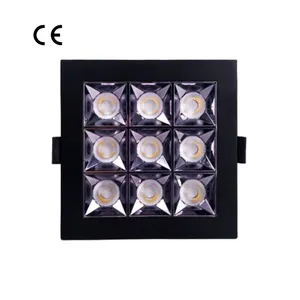 CE 9 Cells Laser Blade凹型LED内部照明Recessed Down LightとRemote Juntcion Box LED Slotter Downlight