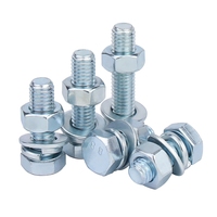 Ventes directes d'usine chinoise Din933/931 Écrous hexagonaux extérieurs de taille standard et boulons à tête hexagonale
