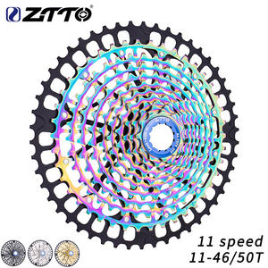 Casete ZTTO de 11 Velocidades para Bicicleta de Montaña, Ultraligero, 50T <span class=keywords><strong>11V</strong></span> K7 Dorado, Piñón 11-50 11-46T con Rueda Libre Estándar HG - Product Image 3