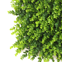 Mur d'herbe verte verticale de panneau mural de haie de buis artificiel de 40*60 cm pour la décoration extérieure de cour de jardin