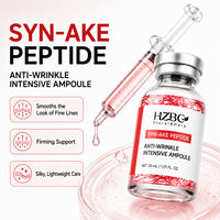 Ampoule intensive anti-rides au peptide SYN-AKE, fabricant de produits de soin de la peau en marque privée OEM, vente en gros