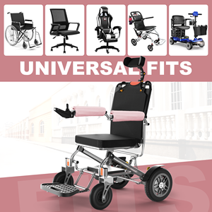 Housses d'accoudoirs pour fauteuils roulants, paire de coussinets en mousse à mémoire de forme tissée, non lavables, ergonomiques, adaptés au corps, pour chaises de bureau et de jeu - Product Image 4