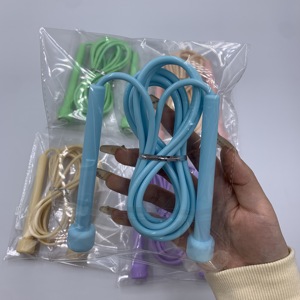 <strong>2.7m</strong> Adjustable Length Custom logo Pvc <strong>Skipping</strong> Jump <strong>Rope</strong> for Fitness Exercise - Product Image 5