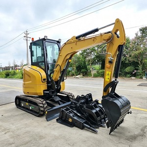 Free Shipping <b>Mini</b> Excavator CE EPA Engine Agriculture 3.5 Ton Crawler Digger 1 Ton 2 Ton Farm Small Excavator for Sale - Product Image 1
