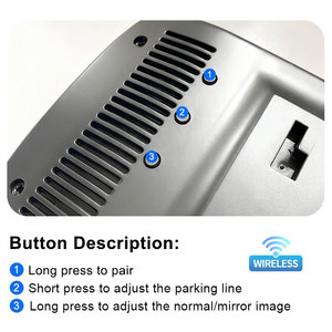 Sucker Cup 4.3 inch Wireless Screen with HD Night Vision License Plate Backup Camera For <b>Car</b> Suv - Product Image 5