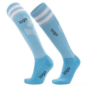 Chaussettes de football pour hommes de haute qualité avec logo personnalisé, antibactériennes, respirantes, antidérapantes, avec broderie - Product Image 3