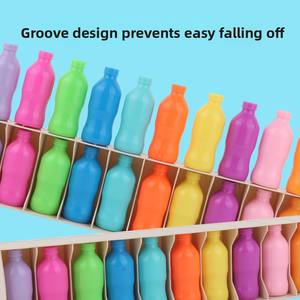 Jeu de devinettes amusant en bouteilles plastiques pour enfants de 5 à 7 ans – Jouet éducatif de mémoire des couleurs et d'association de boissons pour l'entraînement cérébral - Product Image 4