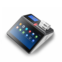 Mesin sistem Pos Tablet Android, peralatan keuangan Wifi layar sentuh dengan Printer untuk penggunaan komersial