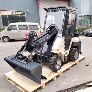 CE-gekeurd, snelle levering, nieuwe laadcapaciteit 800 kg, multifunctionele compacte voorlader met knikbesturing, mini-telescopische wiellader - Product Image 3