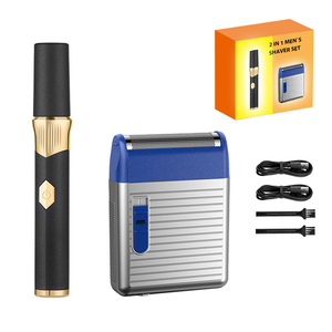 Kit de Afeitado para Hombre, Afeitadora Eléctrica Profesional para Barba, Recortadora de Pelo - Product Image 1